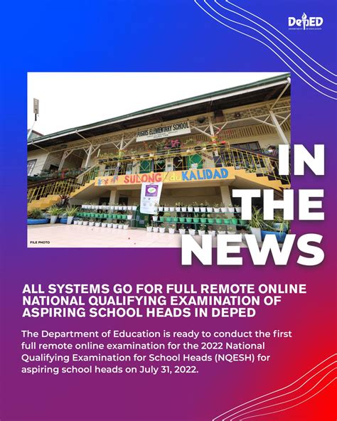 nqesh 2022|All systems go for full remote online National Qualifying Examination.